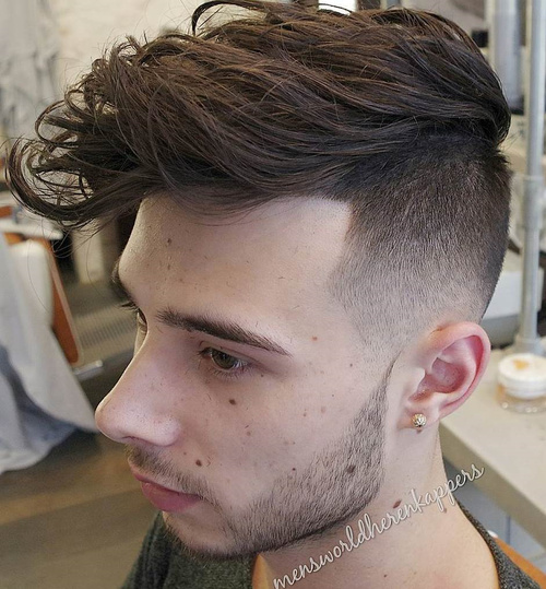 Undercut Masculino com Franja